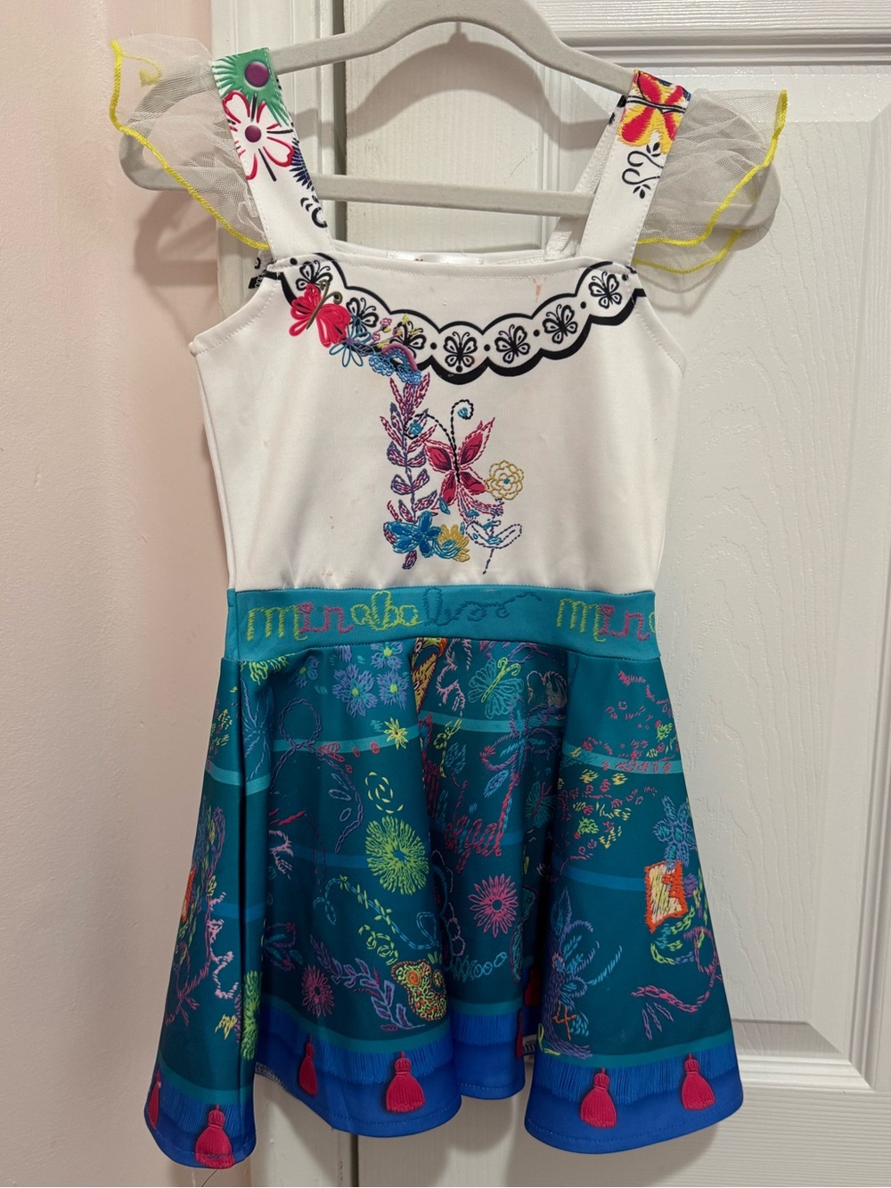 Zhi Xuan Tong Girls 110 Butterfly Floral Dress Up Costume